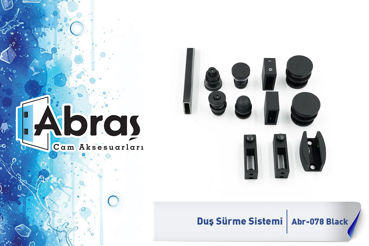 Siyah Duş Sürme Set Abr-078 Black