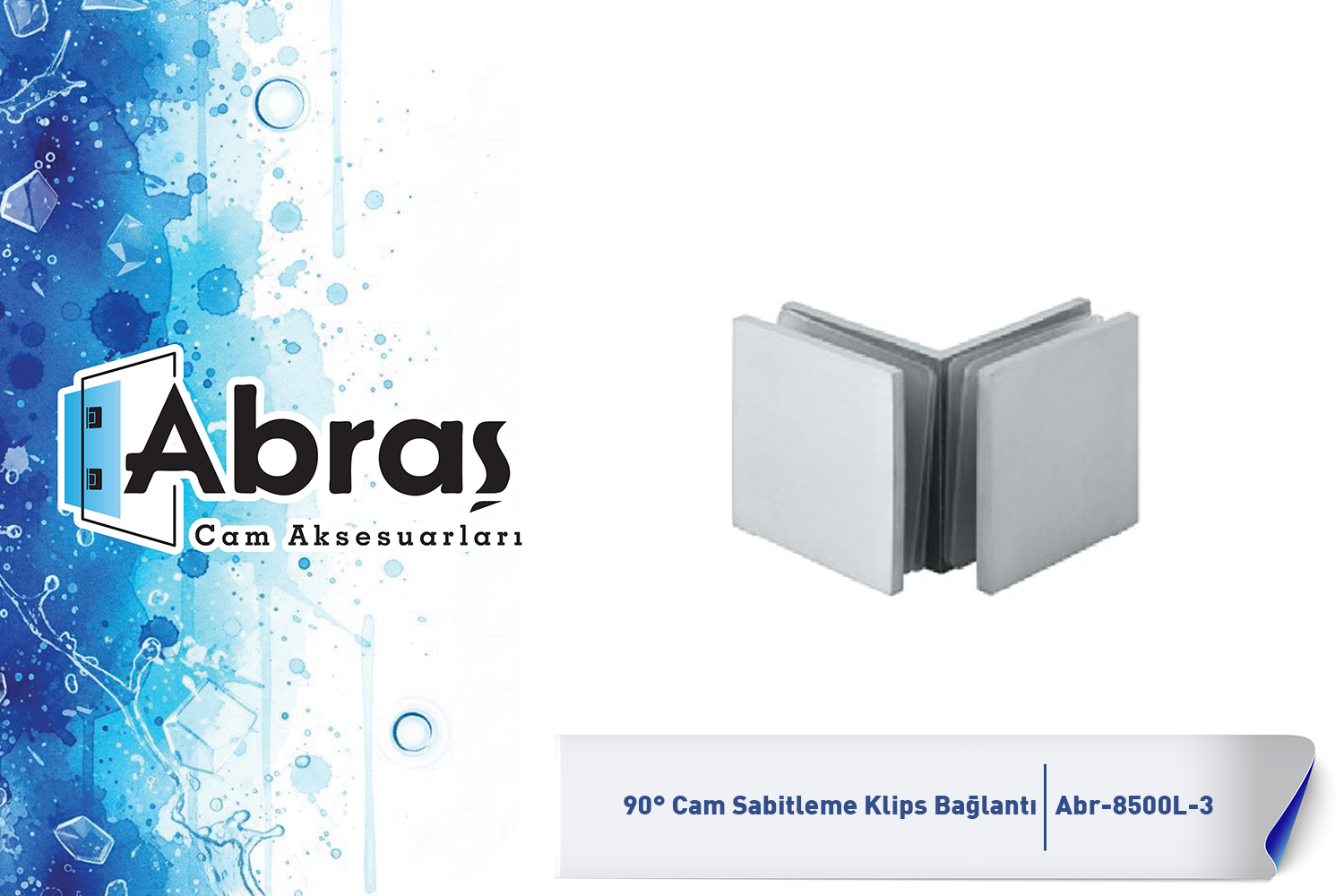 Cam Sabitleme Klips Bağlantı Abr-8500L-3