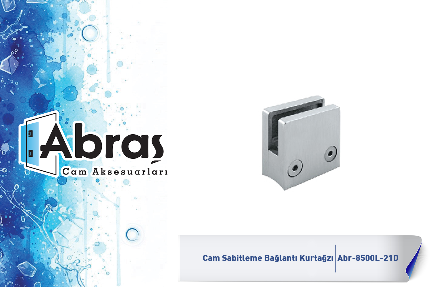 Korkuluk Cam Sabitleme Klips Bağlantı Abr-8500L-21D