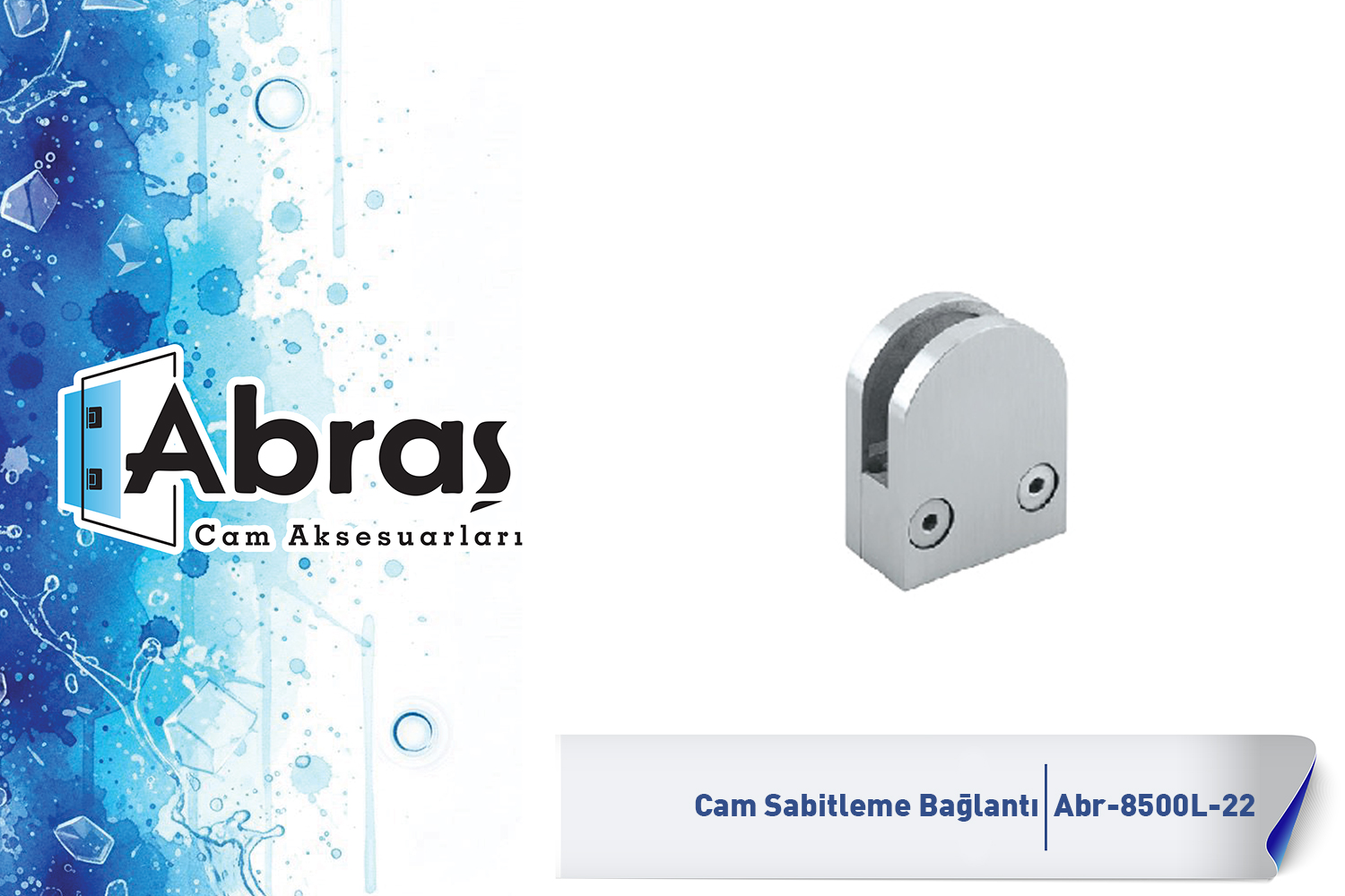 Korkuluk Cam Sabitleme Klips Bağlantı Abr-8500L-22