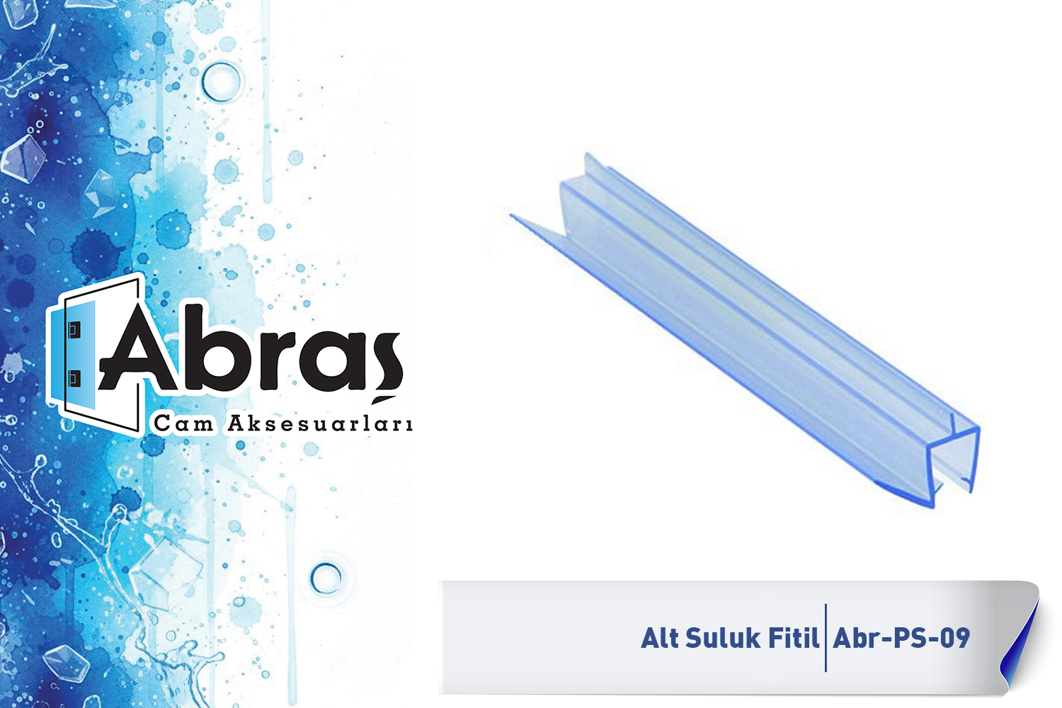 Duş Cam Kapı Alt Suluk Fitili Abr-PS09