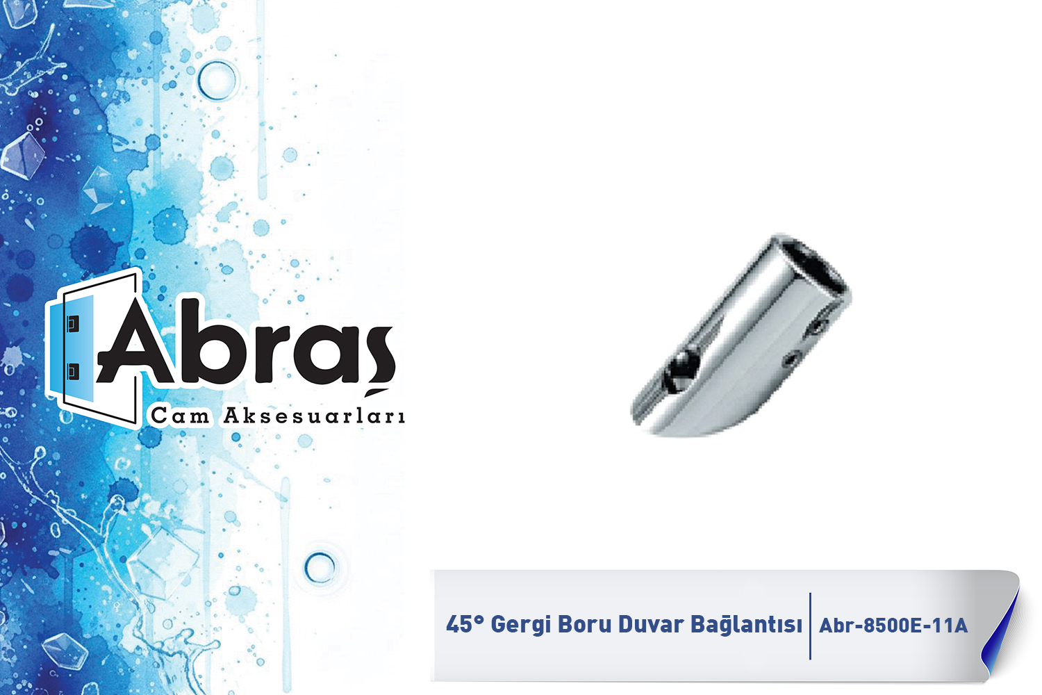 Duş Gergi 45 Açılı Duvar Bağlantısı Abr-8500E-11A