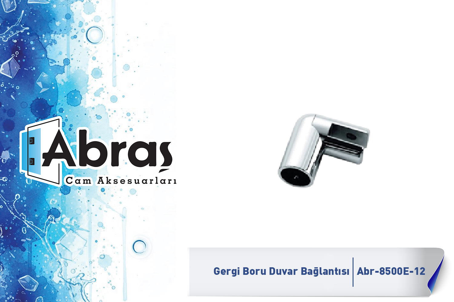 Duş Gergi Boru Cam Bağlantısı Abr-8500E-12